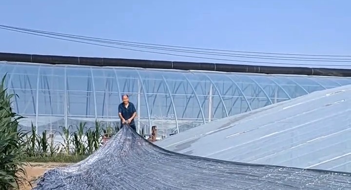银灰遮阳网大棚遮阳